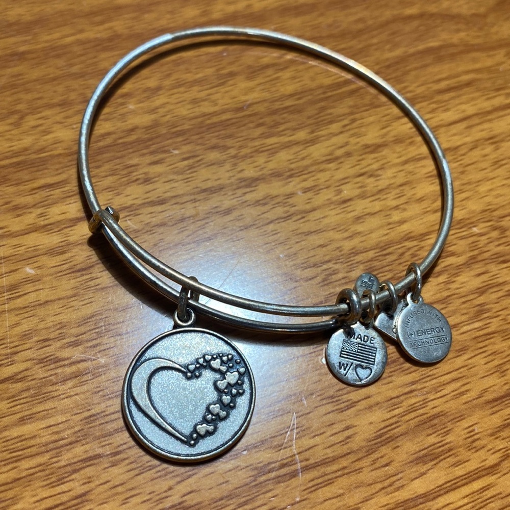 Alex and Ani HEARTS 💕 Charm Bangle